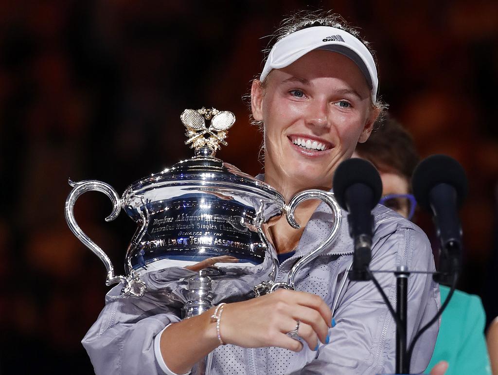 Wozniacki is now a grand slam winner and world No 1Pic: Michael Klein