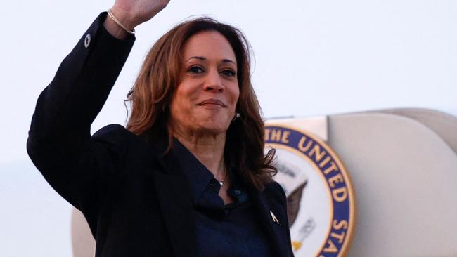 Kamala Harris, the Democratic presidential nominee, whom Ms Loomer has called a “drug-using prostitute”, among other things. Picture: Kena Betancur/AFP