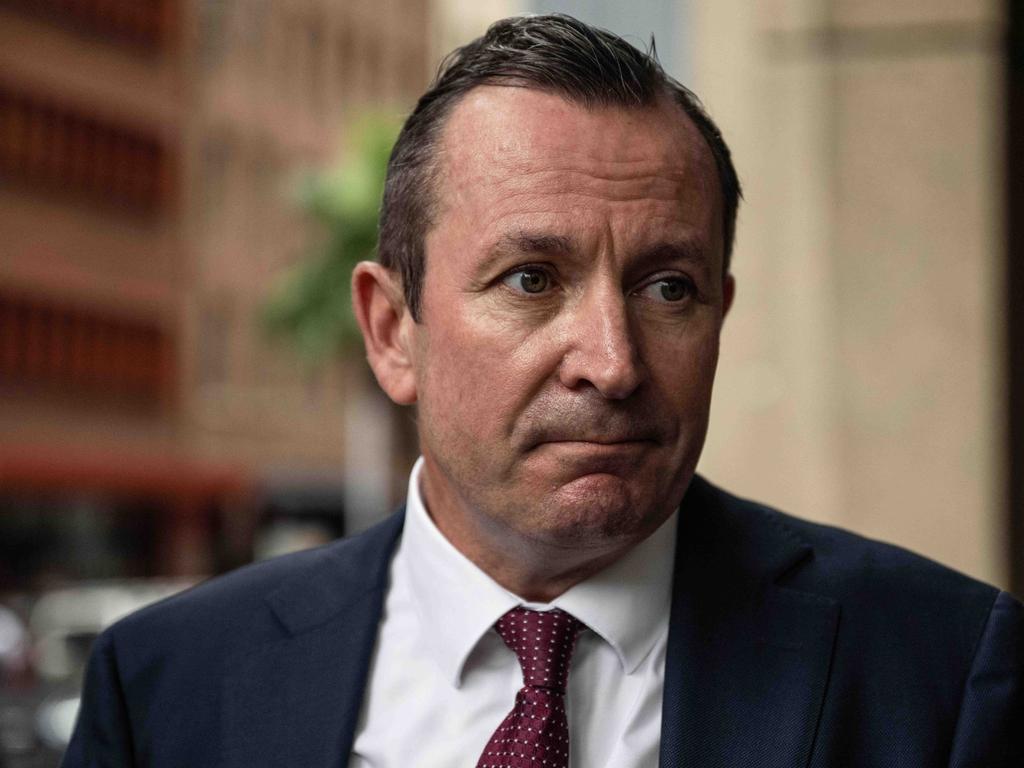 WA Premier Mark McGowan says he wants to avoid contracting Covid-19 while in NSW. Picture: NCA NewsWire/James Gourley