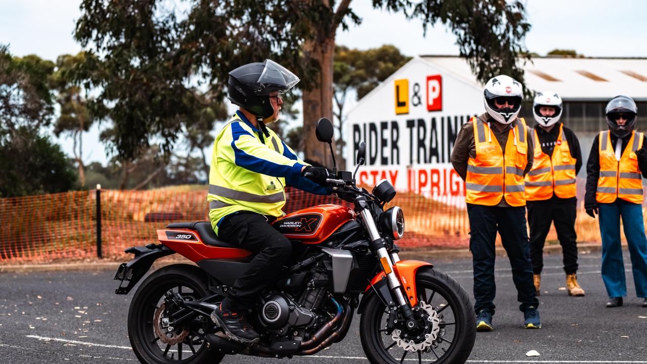 Despite the bright high-visibility vests, vehicles seemed to come very close to us when on the roads. Picture: John Cain, Stay Upright Motorcycle Training