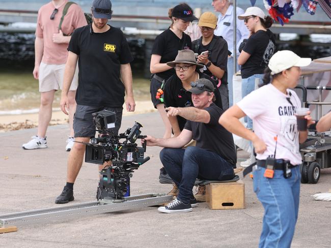 The Watsons Bay set of I Know What You Did Last Summer. Picture: Rohan Kelly.