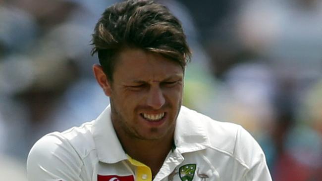 James Pattinson has been sidelined by a stress fracture in his back.