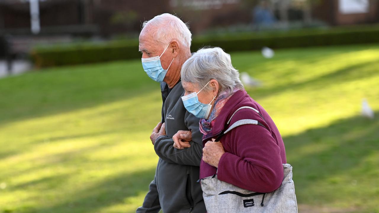 Hospitalisations are on the decline across Australia for both Covid and flu. Picture: NCA NewsWire / Jeremy Piper