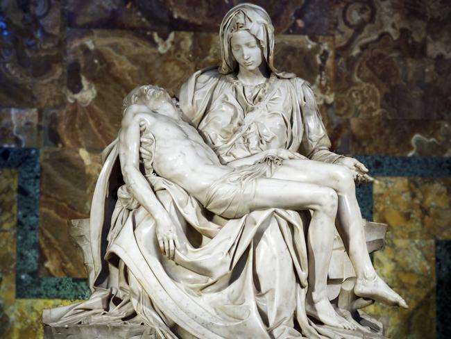 The 'La Pieta' is seen at St. Peter's Basilica. Picture: Getty