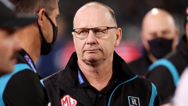 Ken Hinkley has some big decisions to make. Picture: Getty Images