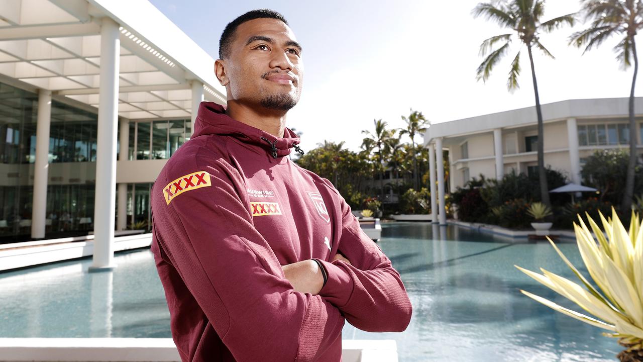 Ronaldo Mulitalo was picked for the Maroons last year but withdrew after he was ruled ineligible. Picture: Getty Images