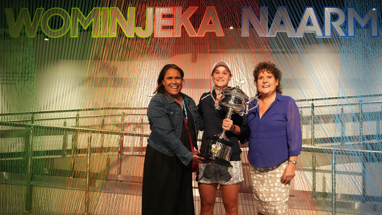 An iconic photograph etched in Australian history. Picture: Tennis Australia/Getty Images