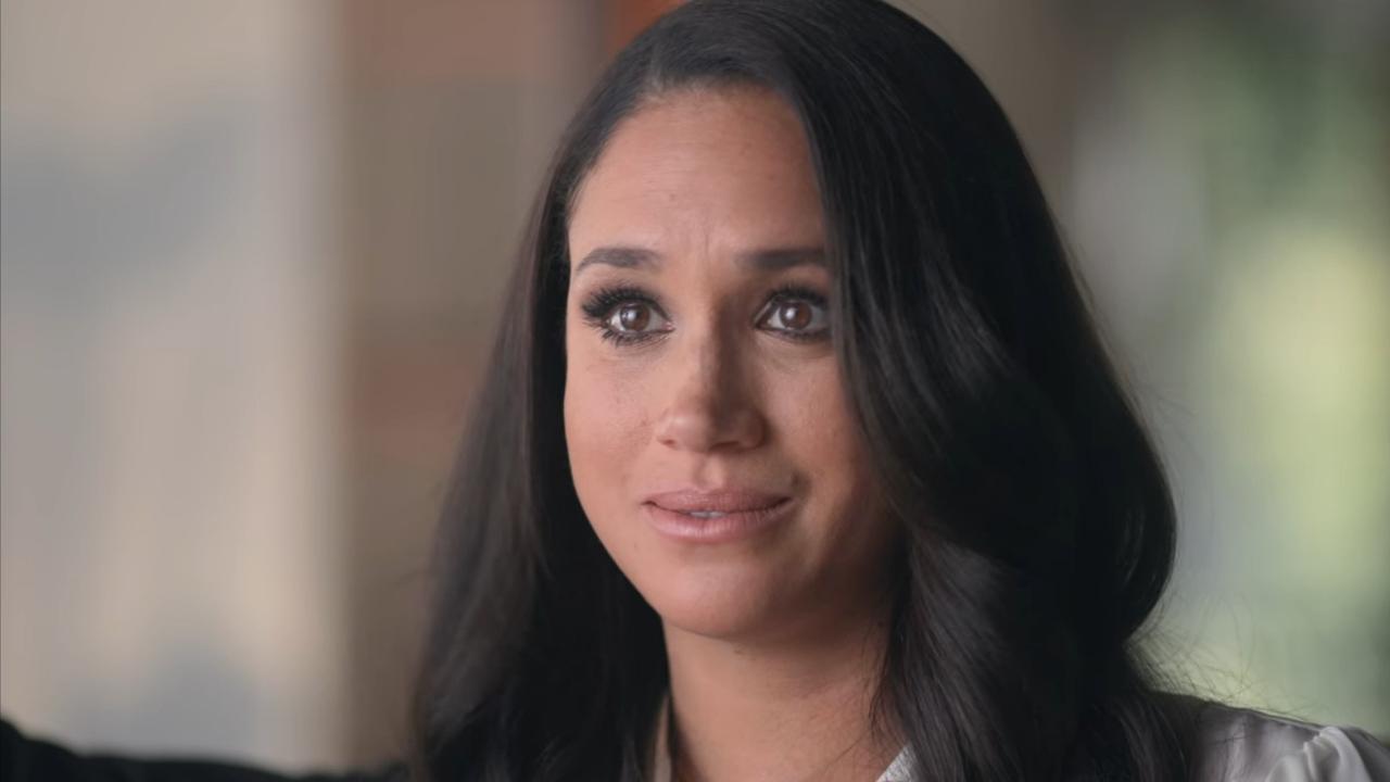 Meghan read out the rhyming speech she penned for her wedding to Prince Harry. Picture: Netflix