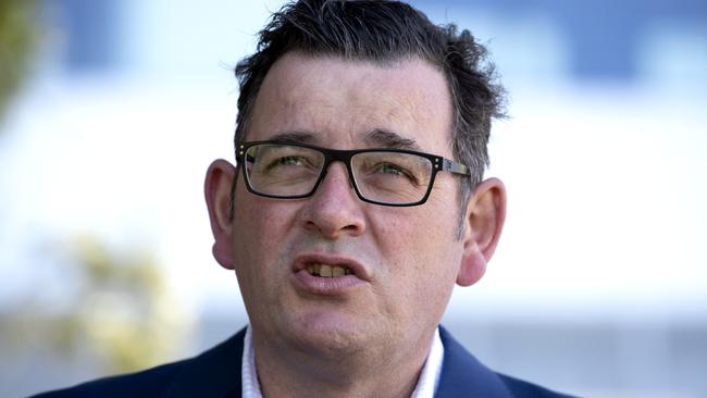 Victorian Premier Daniel Andrews said he may close the borders. Picture: NCA NewsWire / David Geraghty