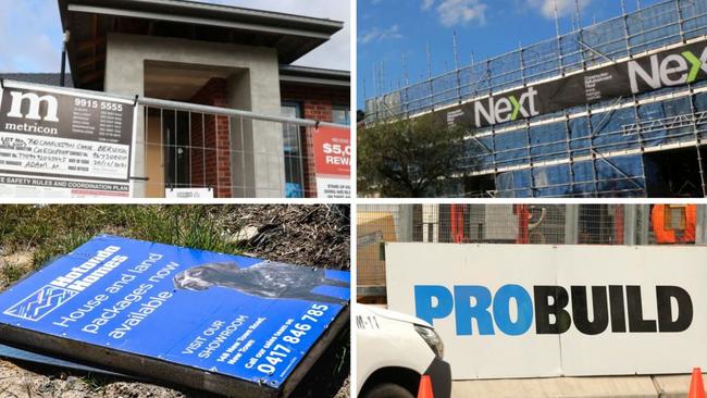 If Metricon fails it will join a long line of recent construction collapses including big name firms such as Probuild and Condev.