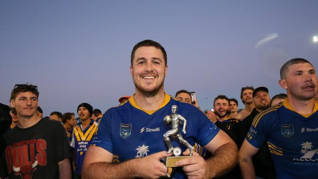 Jakob Giles was named man of the match in the Hawks’ grand final win over Erina. Picture: Sue Graham