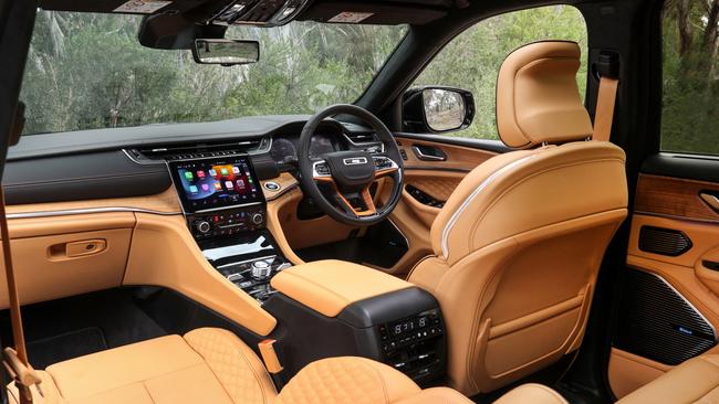 The Grand Cherokee’s cabin is a huge step up from the previous model. Picture: Supplied.