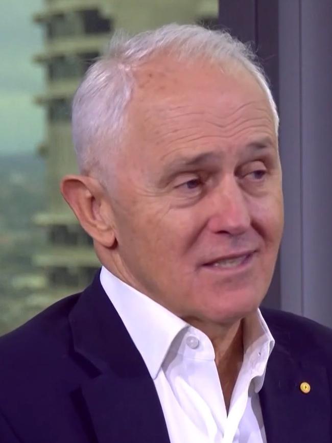 Former Australian PM Malcolm Turnbull.