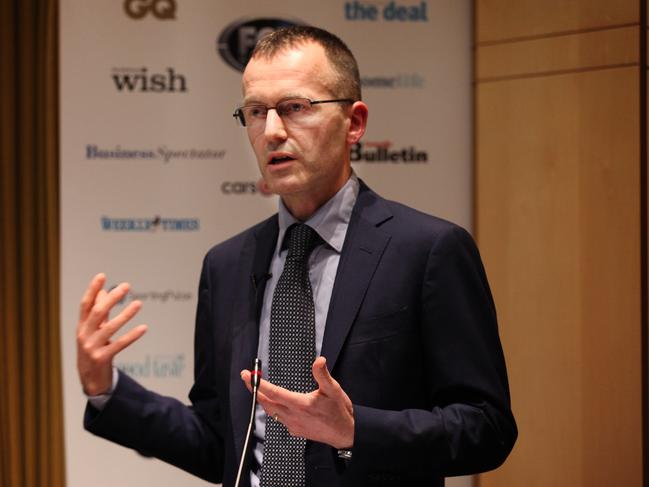 16/06/2014 SURRY HILLS- Christopher Kent, RBA Assistant Governor, speaking at a Wall Street Journal event about jobs market. Photo: Hollie Adams
