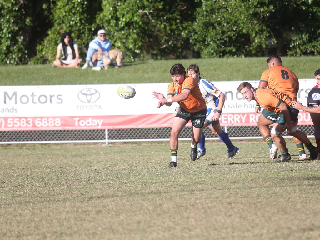 GCDRU grand final rematch, round 9. Surfers Paradise Dolphins v Griffith Uni Colleges Knights. June 8 2024, picture: Richard Gosling