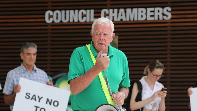 Anti-casino campaigner David Hutley. Picture: Glenn Hampson.