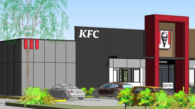 The KFC at the proposed complex.