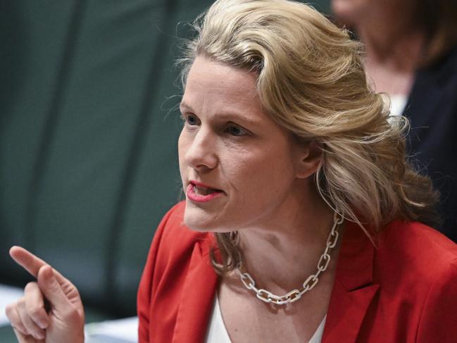 CANBERRA, AUSTRALIA, NewsWire Photos. NOVEMBER 14, 2023: Minister for Home Affairs, Clare O'Neil during for Question Time at Parliament House in Canberra. Picture: NCA NewsWire / Martin Ollman