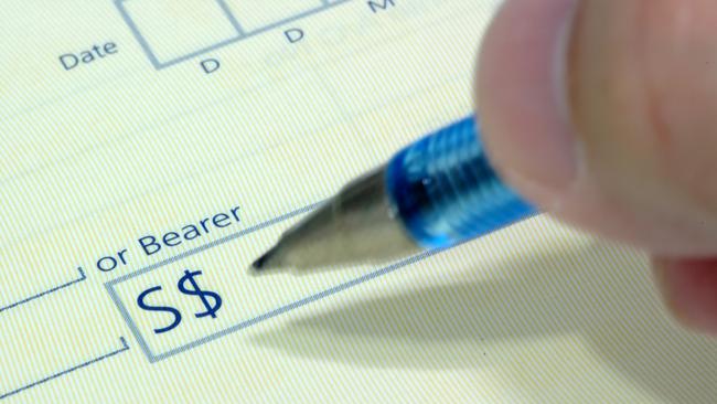 Cheques have dramatically fallen out of favour in the past 10 years. Picture: iStock