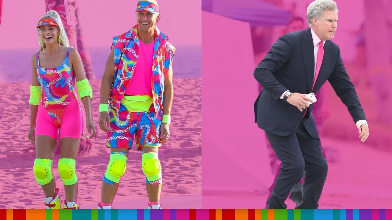 Fans have previously been sent into a frenzy after photos emerged of Robbie and Gosling in their roller skating neons. Picture: BackGrid / The Daily Stardust / Dsanchez/CPR