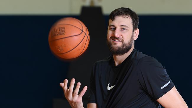 Andrew Bogut returned to Australia be spend more time with his family. Picture: Josie Hayden