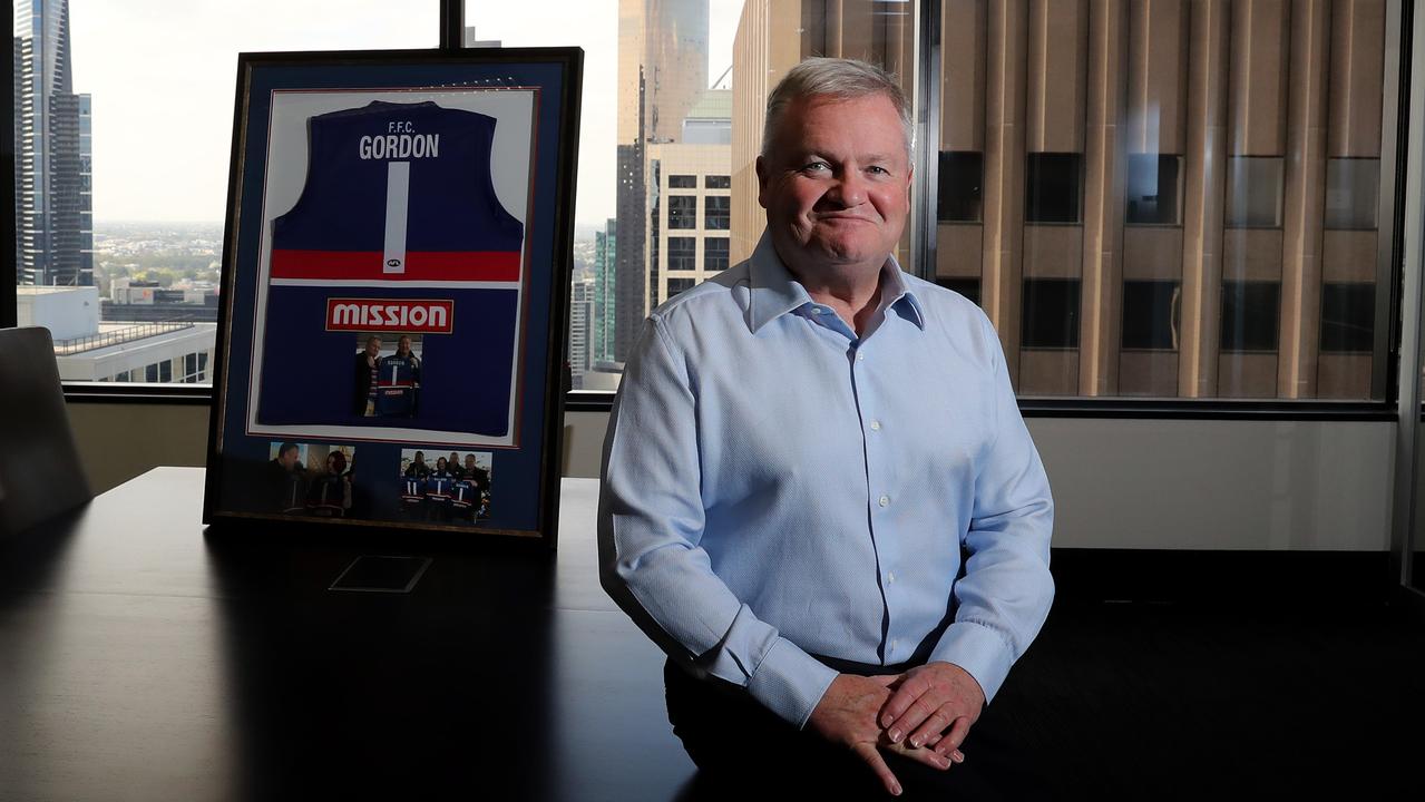 Western Bulldogs boss Peter Gordon believes the AFL should consider expanding to 19 or 20 teams. Picture: Stuart McEvoy