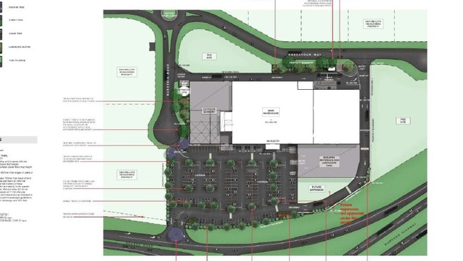 Detailed plans for Plainland Bunnings.