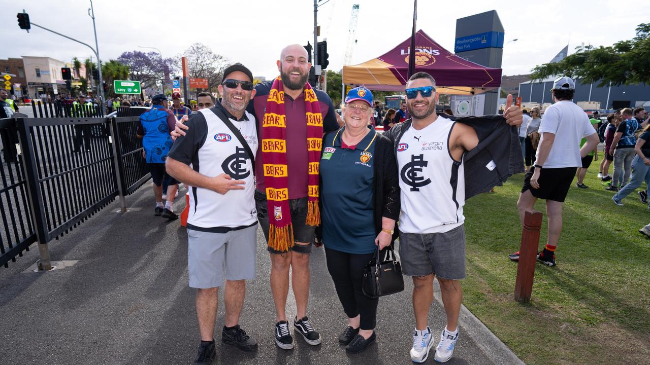 Brisbane Lions v Carlton Blues fan photos at Gabba | The Cairns Post