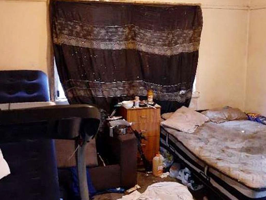 Inside the home where Brisbane brothers Kaleb and Jonathon were found in May 2020. Source: Disability Royal Commission