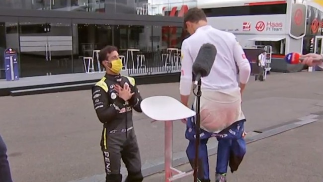 Daniel Ricciardo just wanted his time in the spotlight.