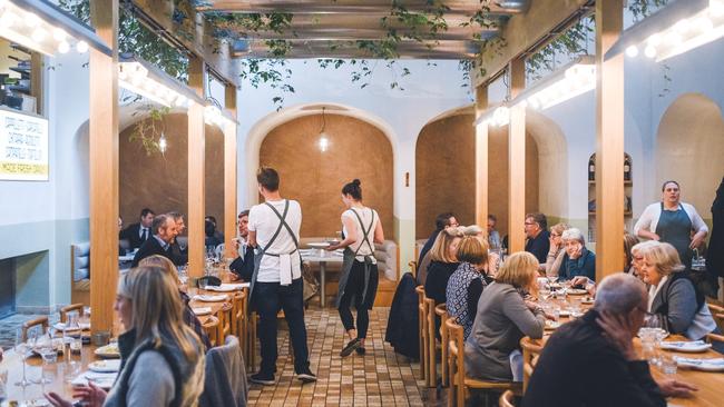 The interior at Osteria Oggi.