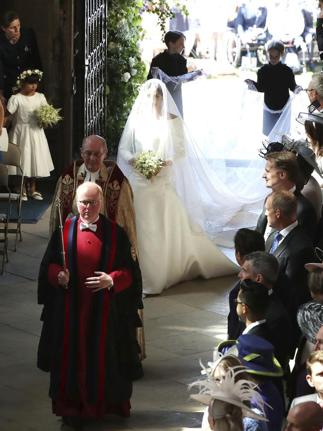 The bridal procession. Picture: AP