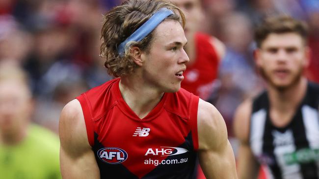 Jayden Hunt in action for the Demons. Picture: Michael Klein