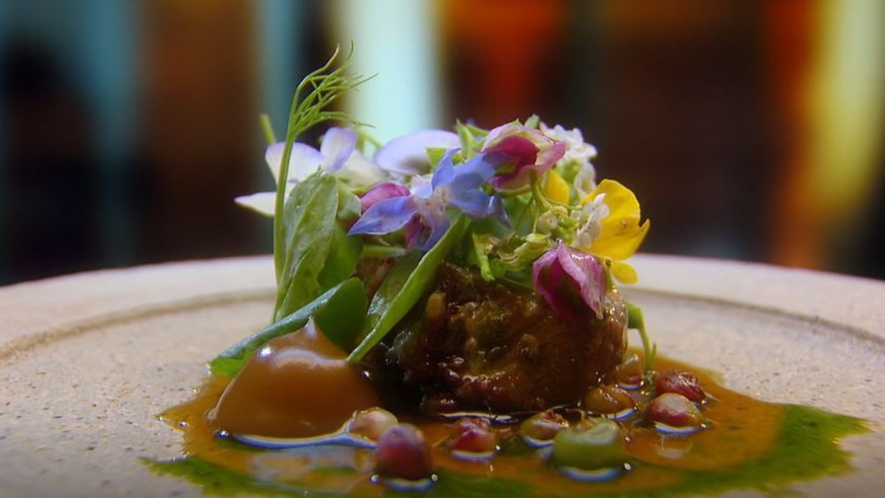 Making the challenge even tougher, the cooks weren't able to see the original dish until they finished cooking it. Picture: Channel 10