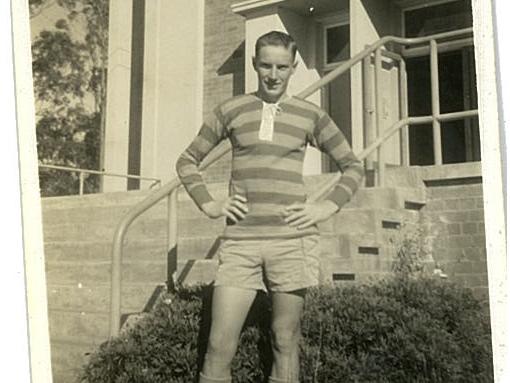 A young Ray in his rugby uniform. Picture: Supplied 