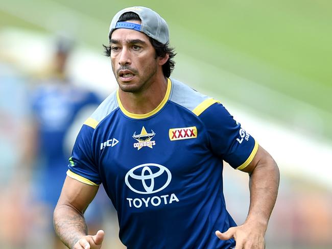 Johnathan Thurston during Cowboys training. Picture: Alix Sweeney