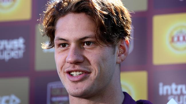 Kalyn Ponga says he’s ready for the Origin cauldron. Pic: Adam Head