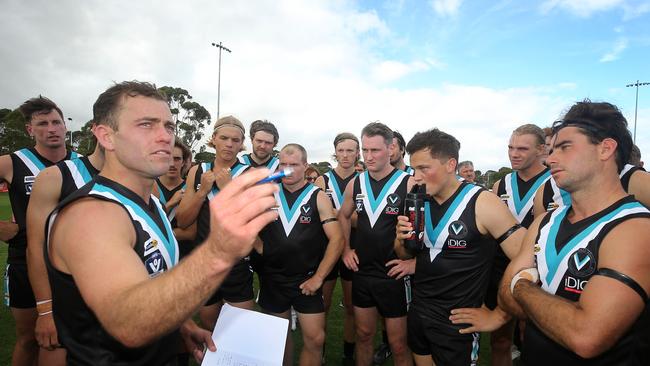 Wonthaggi coach Jarryd Blair. Picture Yuri Kouzmin