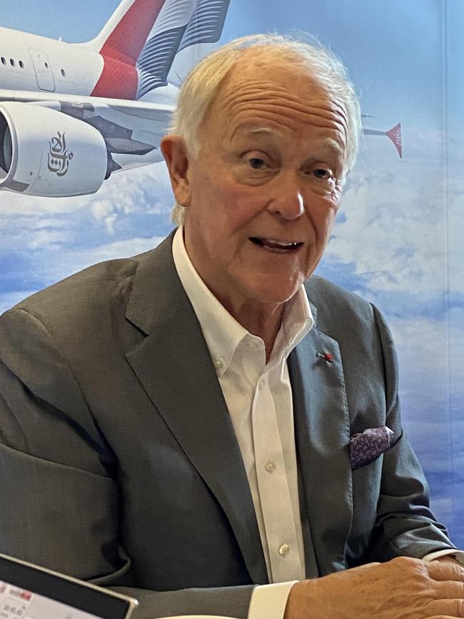 Emirates President Sir Tim Clark.