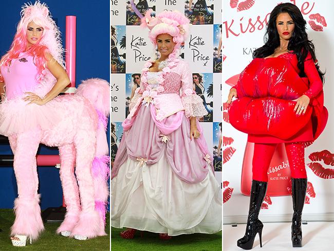 Katie Price - step away from the glue gun. Pictures: Getty