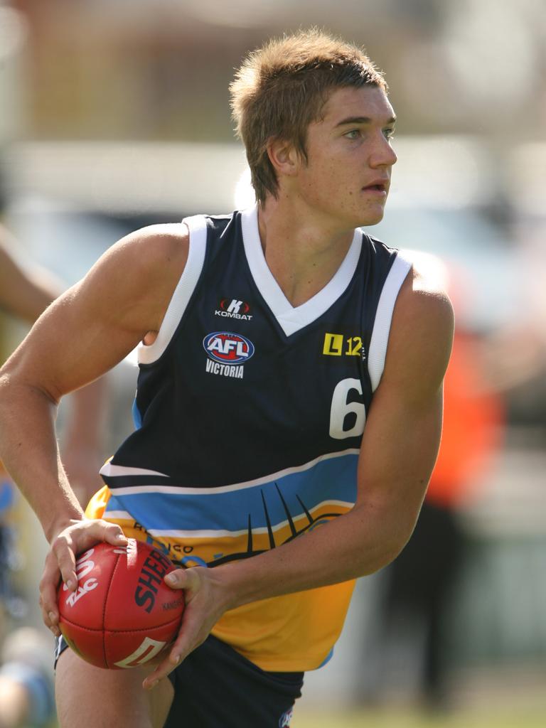 Martin in action for Bendigo Pioneers in 2009. Picture: Robert Prezioso/Getty Images