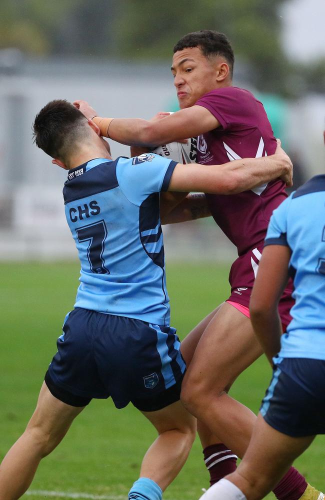 Jared Horne attacks. Picture: Tertius Pickard