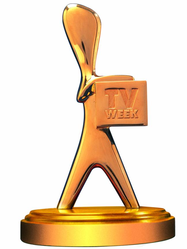 TV Week Logie gold statue. Logies. Trophy. Award.