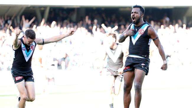 Junior Rioli had the Power fans on their feet.