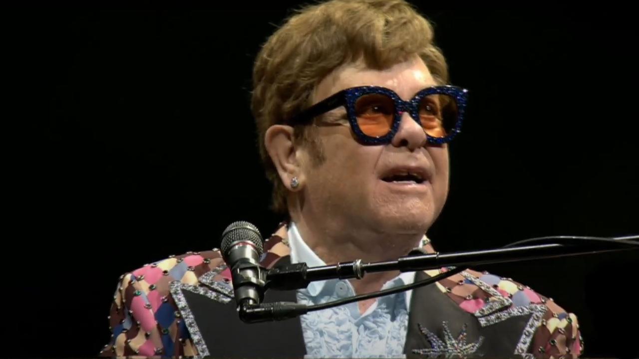 Elton John said the wheelchair was to help him recuperate after a performance.