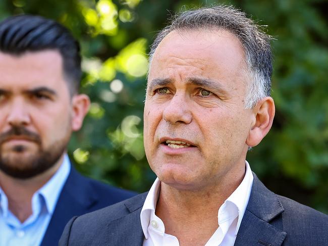 Victorian State Liberal leader John Pesutto’s authority has been challenged again. Picture: Ian Currie