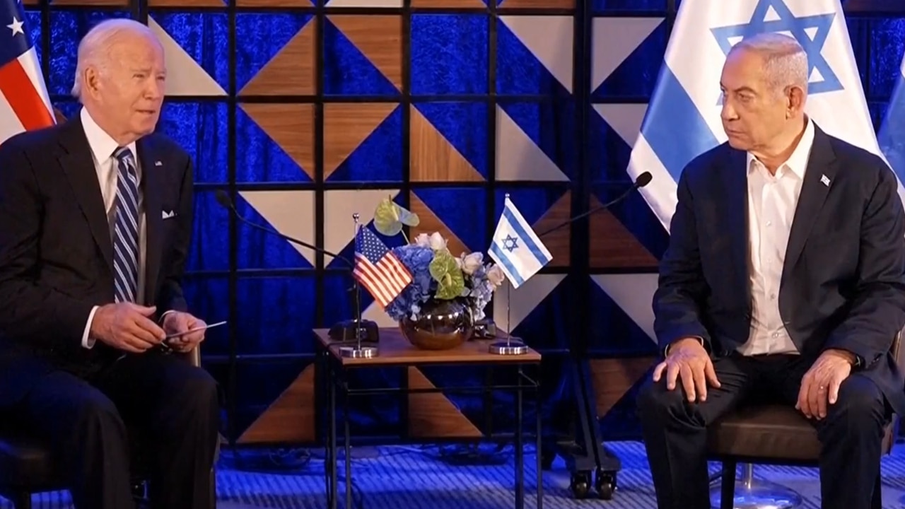 Benjamin Netanyahu discusses rift with President Joe Biden | Sky News ...