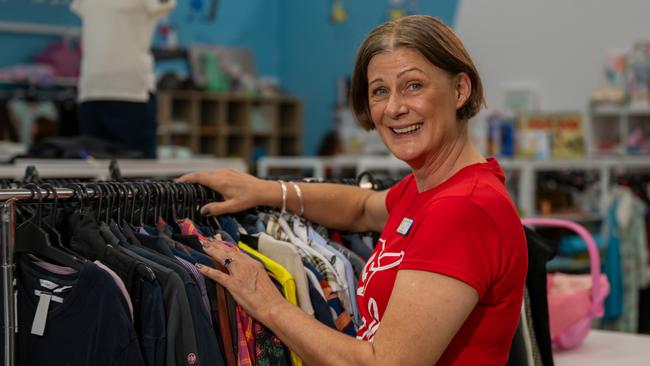 St Vincent de Paul Society Showgrounds Shopping Centre store Manager Toni Robson. Picture Emily Barker.