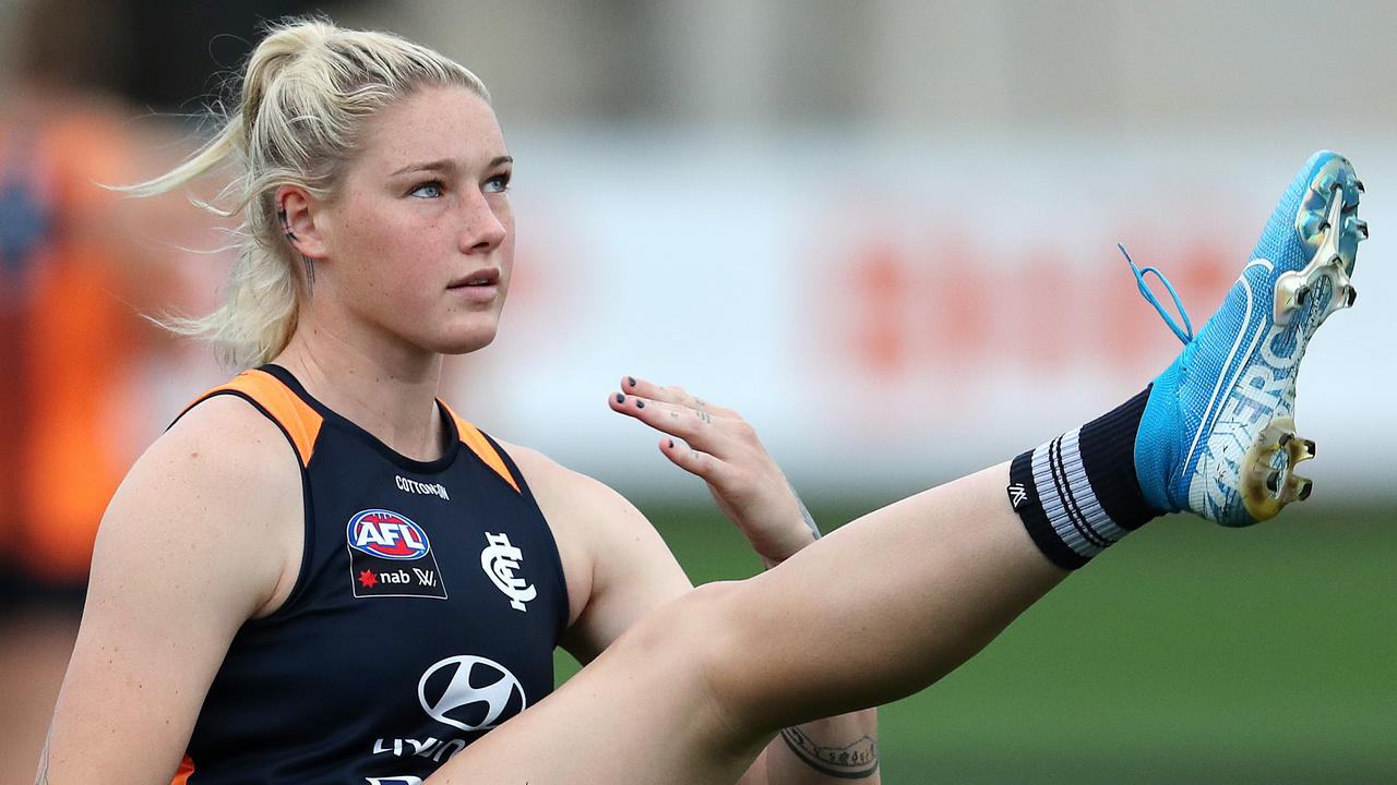 AFL Stacey Livingstone Criticism Of Tayla Harris AFLW Collingwood Vs Carlton