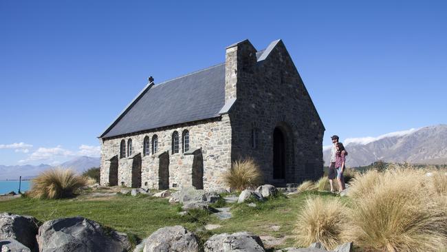 The Church of the Good Shepherd at Lake Tekapo in New Zealand.